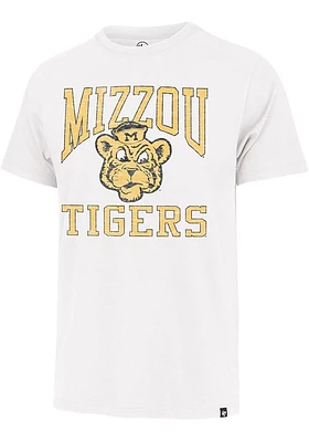 47 Missouri Tigers White Big Ups Franklin Short Sleeve Fashion T Shirt