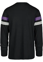 47 K-State Wildcats Black Power Thru Irving Long Sleeve Fashion T Shirt