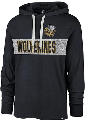 47 Michigan Wolverines Mens Blue Field Franklin Fashion Hood