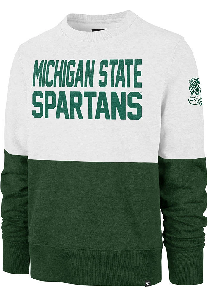 47 Michigan State Spartans Mens Rush House Gibson Long Sleeve Fashion Sweatshirt