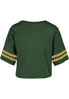 47 Baylor Bears Womens Green Fanfare Sporty Crop Short Sleeve T-Shirt
