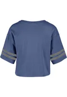 47 Kentucky Wildcats Womens Blue Fanfare Sporty Crop Short Sleeve T-Shirt