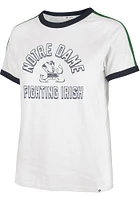 47 Notre Dame Fighting Irish Womens White Sweet Heat Peyton Short Sleeve T-Shirt