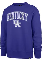 47 Kentucky Wildcats Mens Blue Talk Up Long Sleeve Crew Sweatshirt