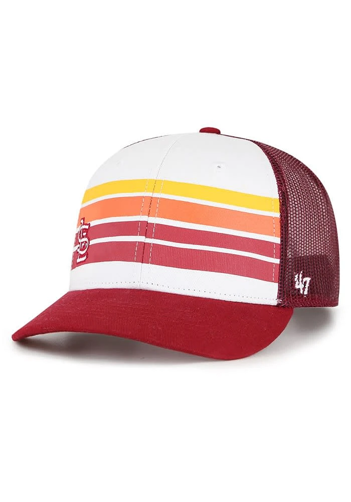 47 St Louis Cardinals White Cove Trucker Youth Adjustable Hat