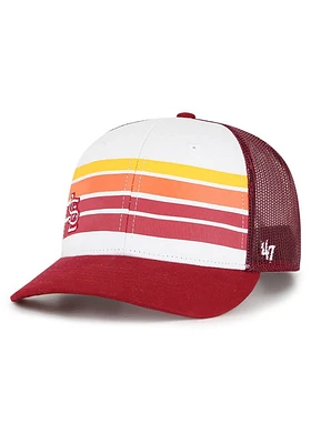 47 St Louis Cardinals White Cove Trucker Youth Adjustable Hat