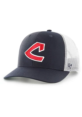 47 Cleveland Guardians Trucker Classic Adjustable Hat - Navy Blue
