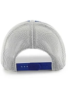 47 Los Angeles Dodgers Side Note Trucker Adjustable Hat - Blue