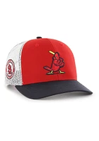 47 St Louis Cardinals Side Note Trucker Adjustable Hat - Red