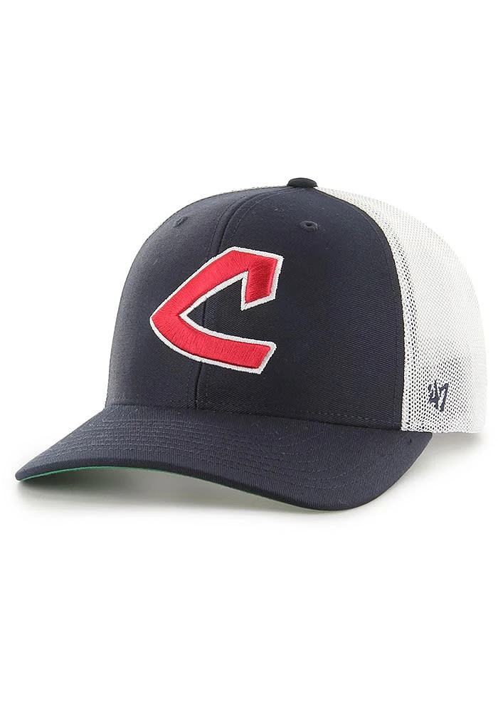 47 Cleveland Guardians Mens Navy Blue Trophy Flex Hat