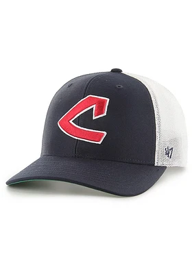 47 Cleveland Guardians Mens Navy Blue Trophy Flex Hat