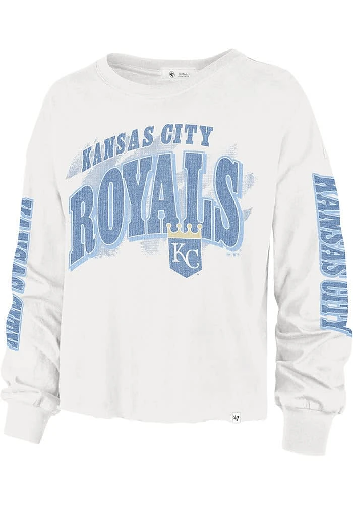 47 Kansas City Royals Womens Ivory Parkway LS Tee