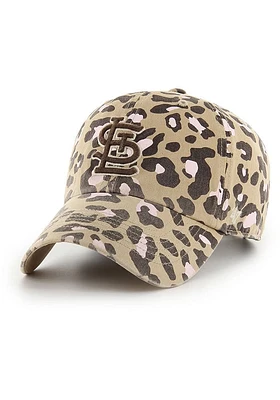47 St Louis Cardinals Brown Bagheera Clean Up Womens Adjustable Hat