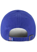 47 Kansas Jayhawks Archie Script Clean Up Adjustable Hat - Blue