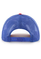 47 Kansas Jayhawks Secondary Trucker Adjustable Hat - Red