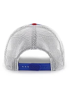 47 Kansas Jayhawks Side Note Trucker Adjustable Hat - Blue