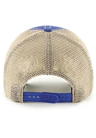 47 Kansas Jayhawks Trawler Clean Up Adjustable Hat - Blue