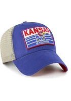 47 Kansas Jayhawks Four Stroke Clean Up Adjustable Hat - Blue