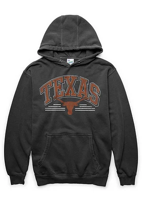 47 Texas Longhorns Mens Black Sun Fade Pierce Fashion Hood