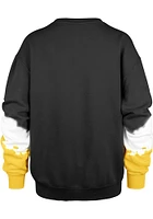 47 Pittsburgh Steelers Womens Black Tubular Crew Sweatshirt