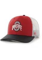 47 Ohio State Buckeyes Side Note Trucker Adjustable Hat - Red