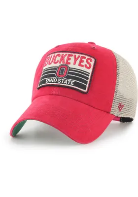 47 Ohio State Buckeyes Four Stroke Clean Up Adjustable Hat - Red