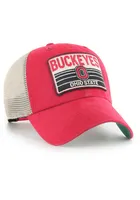 47 Ohio State Buckeyes Four Stroke Clean Up Adjustable Hat - Red