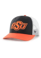 47 Oklahoma State Cowboys Side Note Trucker Adjustable Hat - Orange