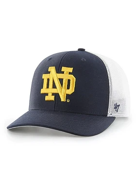 47 Notre Dame Fighting Irish Mens Navy Blue Trophy Modern Flex Hat