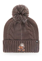 Brownie  47 Cleveland Browns Brown Brownie Bauble Womens Knit Hat