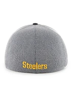 47 Pittsburgh Steelers Mens Black Bound Line Trophy Flex Hat