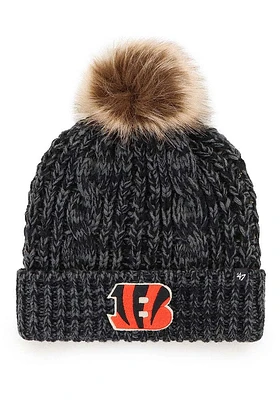 47 Cincinnati Bengals Black Meeko Womens Knit Hat