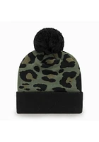 47 Pittsburgh Steelers Black Bagheera Cuff Pom Womens Knit Hat