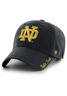 47 Notre Dame Fighting Irish Navy Blue Miata Clean Up Womens Adjustable Hat