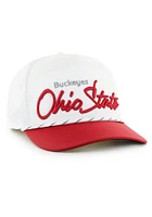 47 Ohio State Buckeyes Chamberlain Hitch Adjustable Hat - White