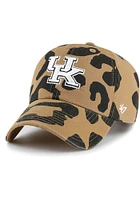 47 Kentucky Wildcats Brown Rosette Clean Up Womens Adjustable Hat