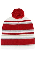 47 Ohio State Buckeyes Red Stripling Cuff Knit Youth Knit Hat