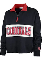 47 St Louis Cardinals Womens Navy Blue Remi Qtr Zip