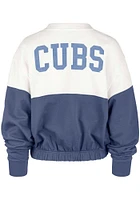 47 Chicago Cubs Womens White Bonita Crew Sweatshirt