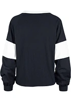 47 Detroit Tigers Womens Navy Blue Upside LS Tee