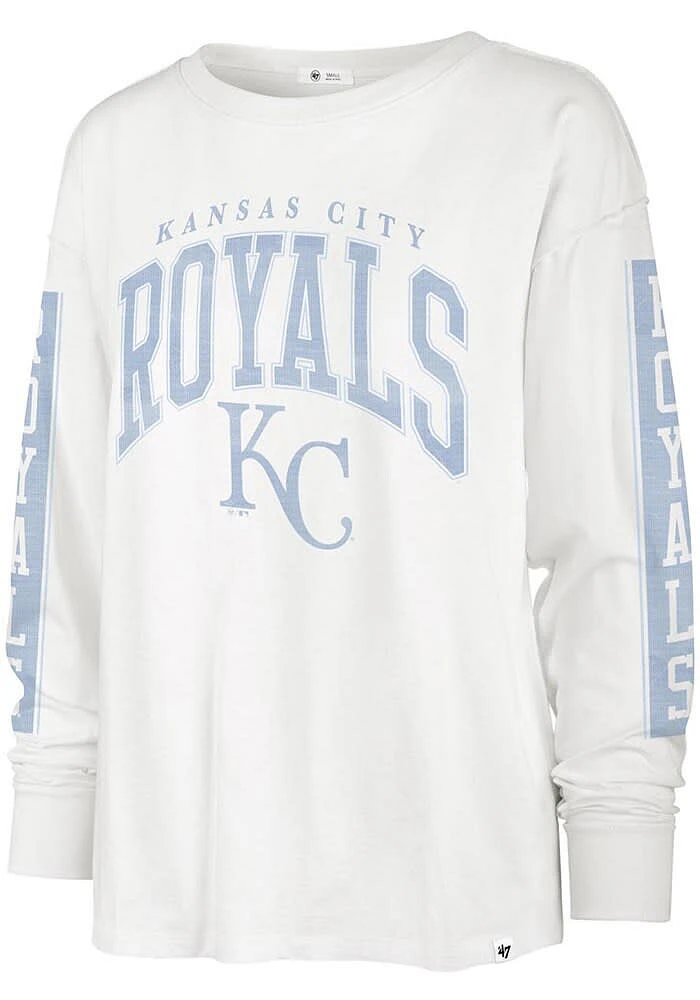 47 Kansas City Royals Womens White Statement LS Tee