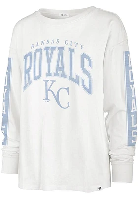 47 Kansas City Royals Womens White Statement LS Tee
