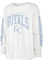 47 Kansas City Royals Womens White Statement LS Tee