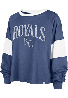 47 Kansas City Royals Womens Light Blue Upside LS Tee