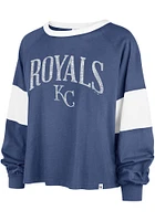 47 Kansas City Royals Womens Light Blue Upside LS Tee