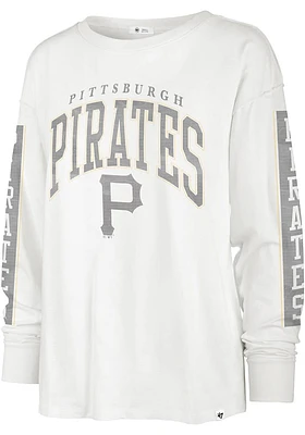 47 Pittsburgh Pirates Womens White Statement LS Tee