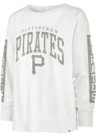 47 Pittsburgh Pirates Womens White Statement LS Tee