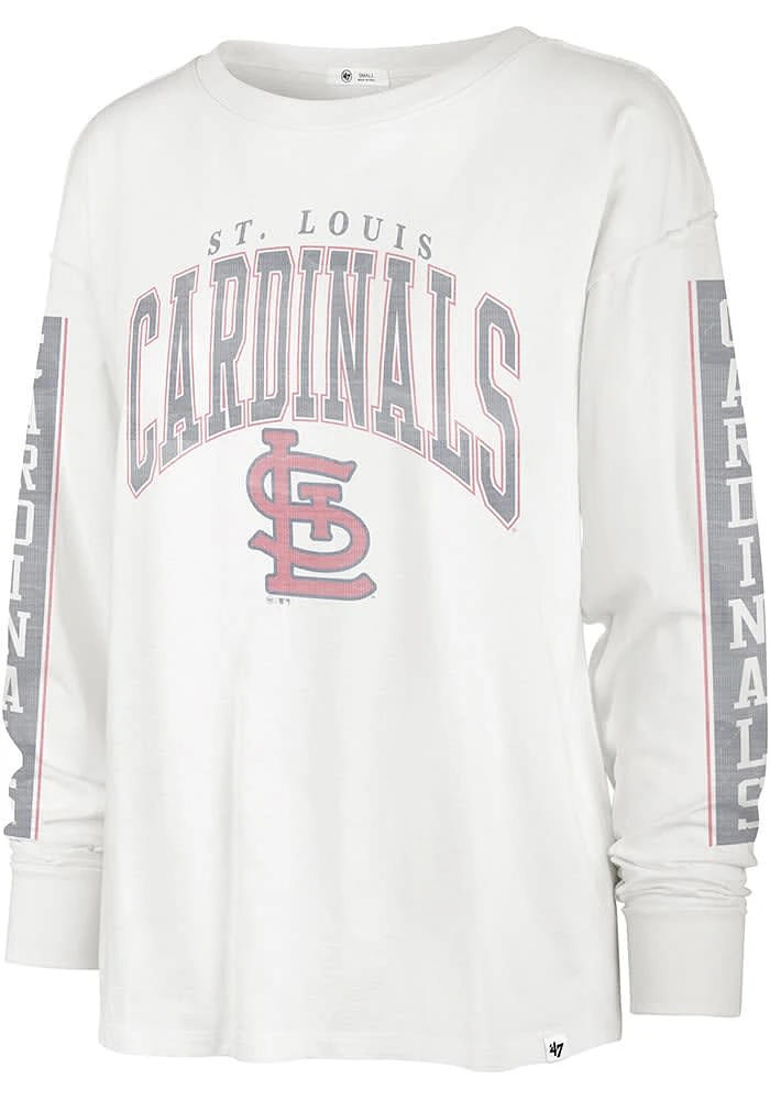 47 St Louis Cardinals Womens White Statement LS Tee