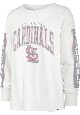 47 St Louis Cardinals Womens White Statement LS Tee