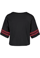 47 Cincinnati Reds Womens Black Sporty Short Sleeve T-Shirt